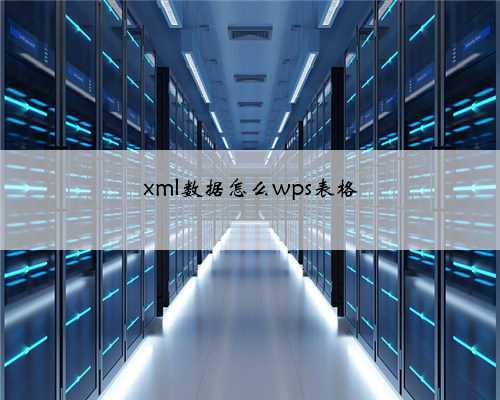 xml数据怎么wps表格