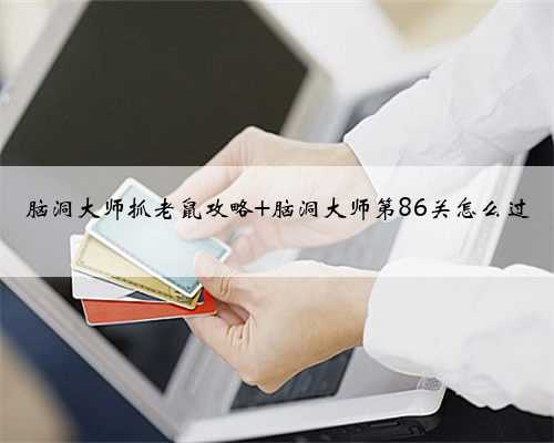 脑洞大师抓老鼠攻略 脑洞大师第86关怎么过