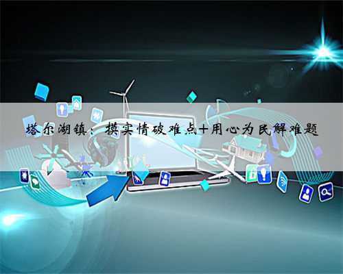 塔尔湖镇：摸实情破难点 用心为民解难题