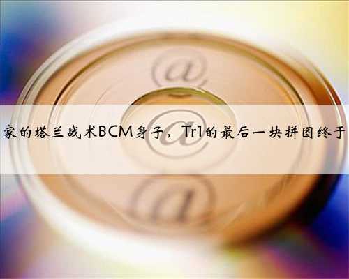 开箱幻影家的塔兰战术BCM身子，Tr1的最后一块拼图终于到手了！