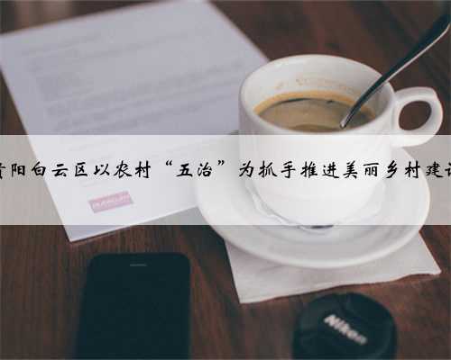 贵阳白云区以农村“五治”为抓手推进美丽乡村建设