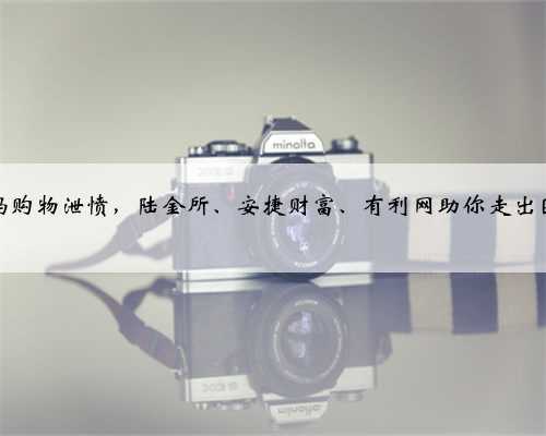 大妈购物泄愤，陆金所、安捷财富、有利网助你走出困境